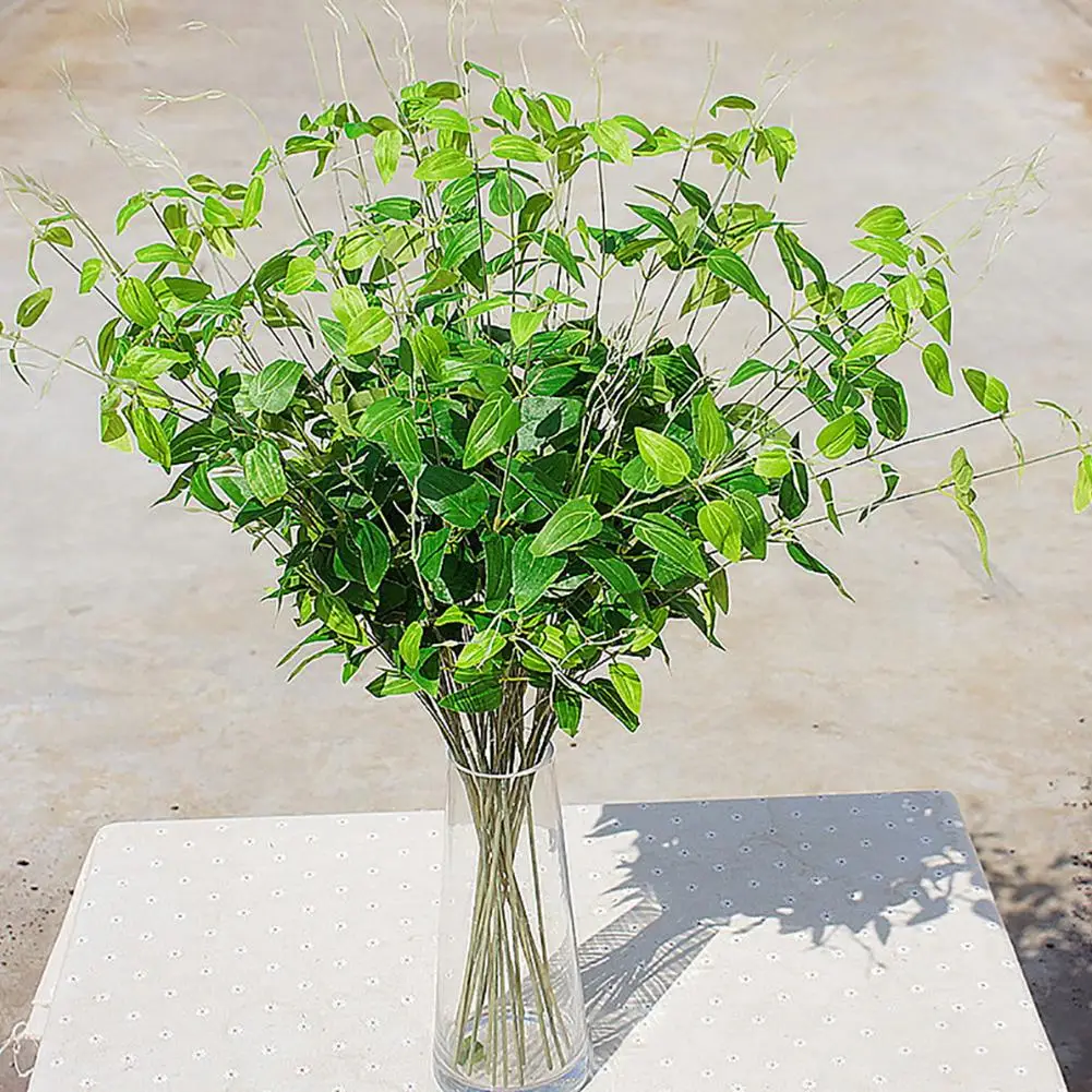 Одиночная ветка 75 см маленькая 4 вилка clematis плачущие листья ивы растение Стена