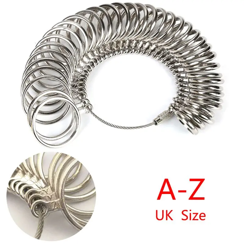 EU/JP/KR/UK полезное стандартное ювелирное изделие измерительный инструмент кольца Размер металлическое кольцо размер r измерительный прибор - Цвет: UK