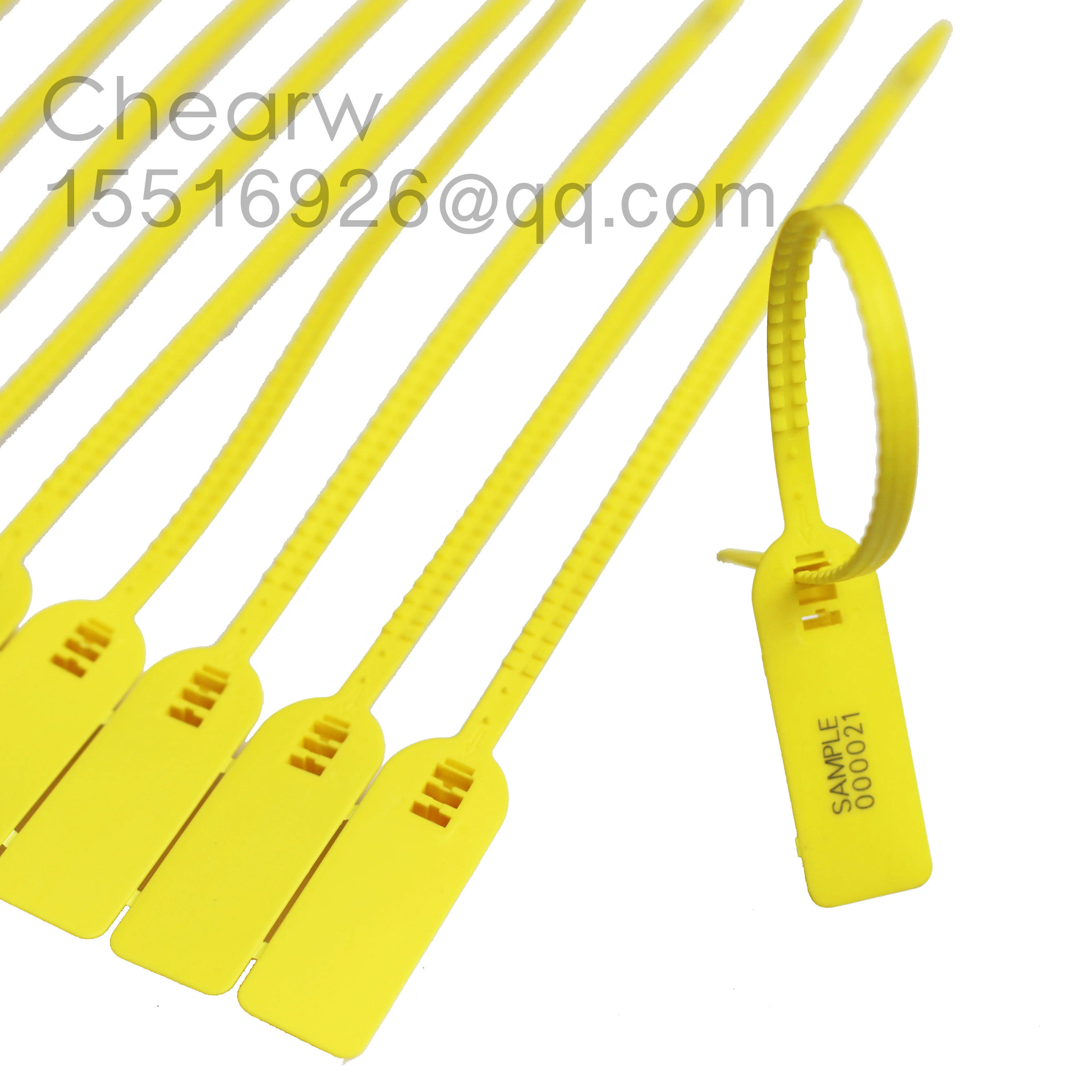 100pieces 345mm high security seal adjust plastic security seal with metal insert safety guard