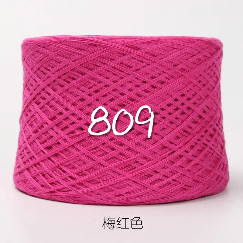 809 rose 500 г пряжа для вязания, ручная шерстяная пряжа, летняя пряжа для малышей, Мерсеризованный хлопок, пряжа для вязания крючком,, шерстяные шарики, моток, пряжа ZL5 - Цвет: 809 rose