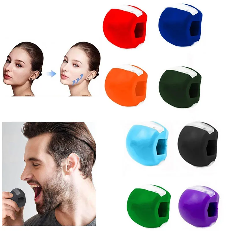 Jaw Exerciser,Jawline Exerciser for Men & Women 6 Pcs Chew Jawline  Exerciser Double Chin Reducer Workout Trainer for Face Jaw Cheek Neck  Muscles for