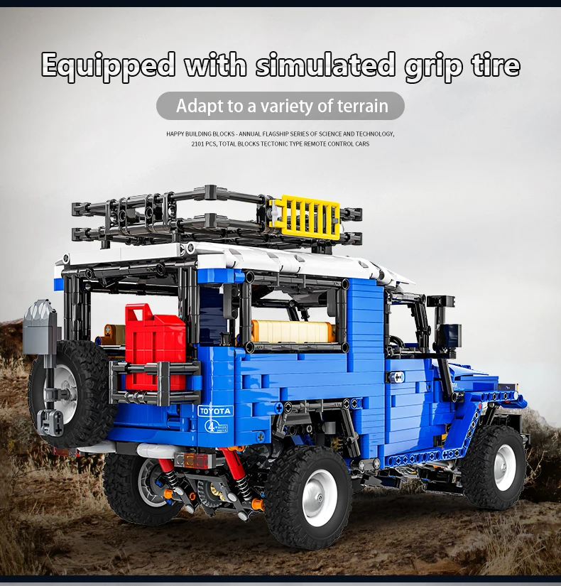 Technical Building Bricks of Off-road Buggy Toy Car