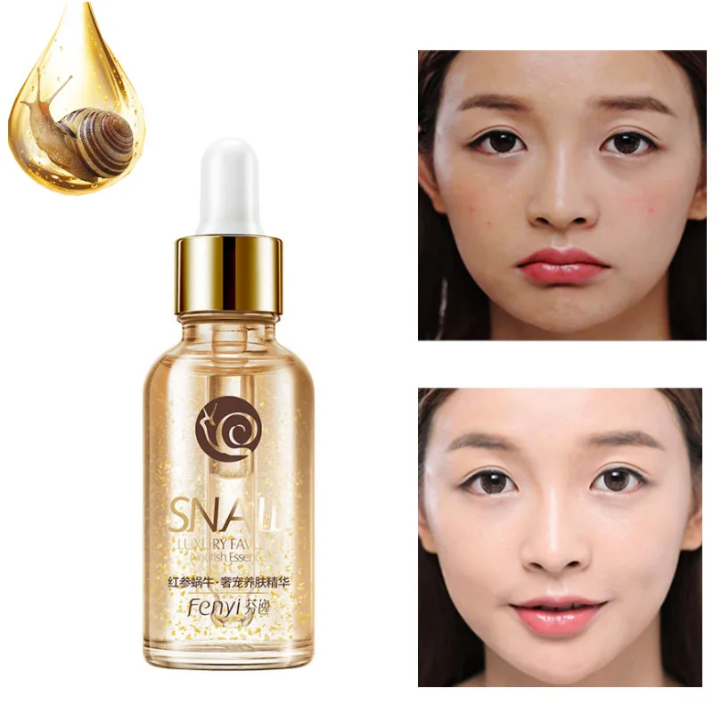 

Snail Serum Anti Wrinkle Essence Luxury Restore Elasticity Nourish Moisturizing Whitening Brighten Skin Snail Cream Skin Care