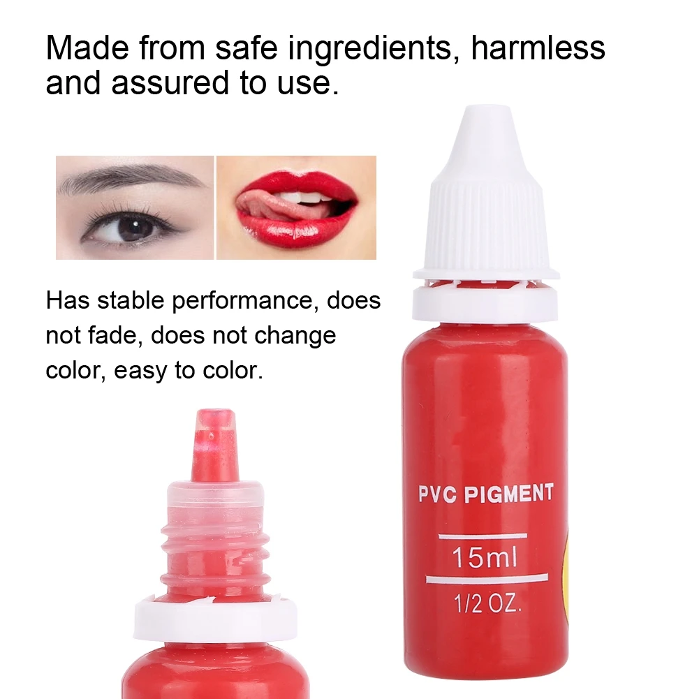 4 Colors Tattoo Pigment Eyebrow Lip Eyeline Microblading Pigment Coloring Cream for Permanent Makeup Eyebrow Eyeliner Tattoo Ink