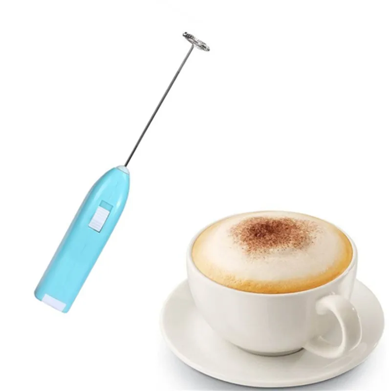 Electric Mini Handle Cooking Tools Drinks Milk Frother Foamer Whisk Mixer Stirrer Egg Beater
