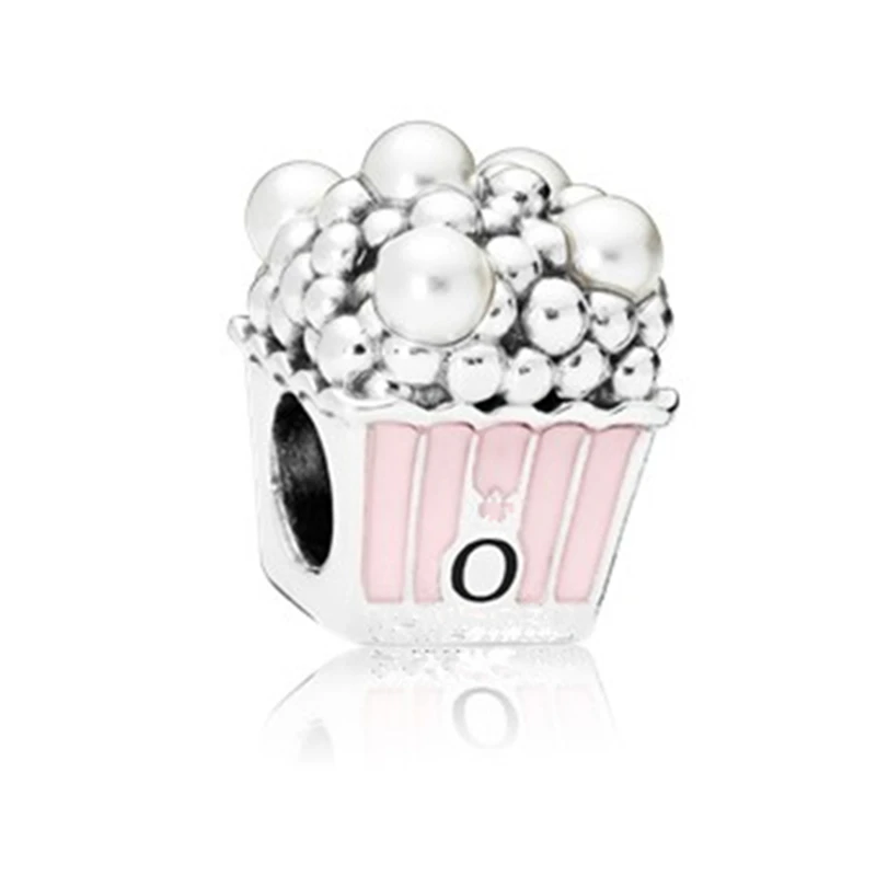 K041 Подходит для оригинала Pandora, очаровательный серебряный браслет, брелок, ювелирное изделие для женщин, простой стиль, безопасная цепь, радужная мельница, зажим для мыши, сделай сам, бисер - Цвет: K041