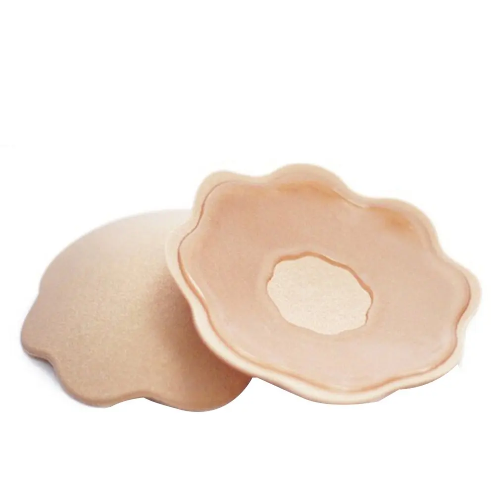 Round Anti-Bump Invisible Non-Woven Nipple Chest Stickers Self-Adhesive Silicone Anti-Light |