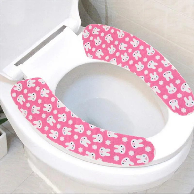 Новая Ванная комната Туалет сидение для унитаза моющаяся мягкая теплая