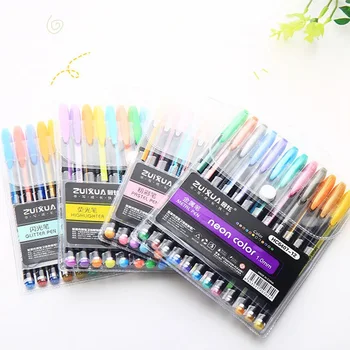 

12 Pcs/set Creative Stationery Fluorescent Pen Pen Highlighter Pen Color Mark Pen Cute Fluorescent Marker Pen School Supplies
