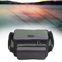 Удочка мессенджер Holdall большой емкости пакет хранения рыболовные снасти Сумка, катушка Оксфорд Открытый камера сумка на плечо молния приманка