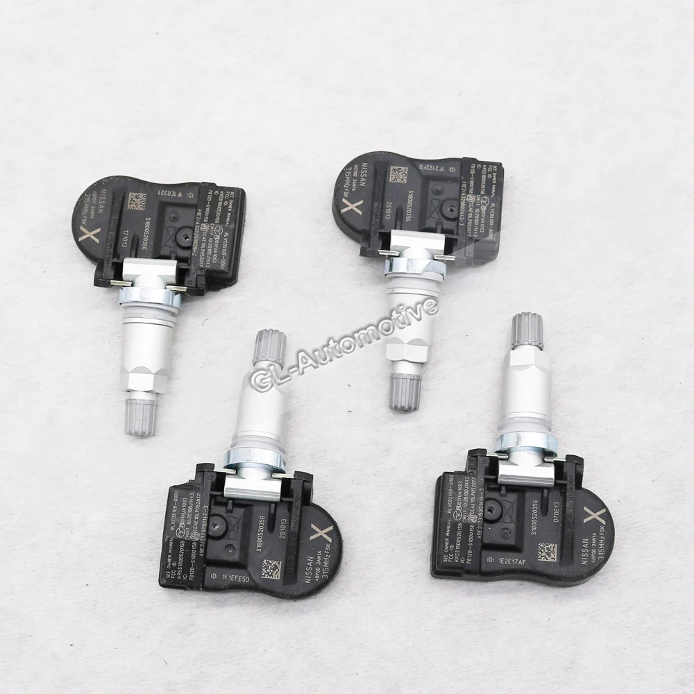 

4PCS 40700-3AN1A 315MHz tire pressure monitoring system for NISSAN CUBE JUKE LEAF SENTRA VERSA 40700-3AN1B