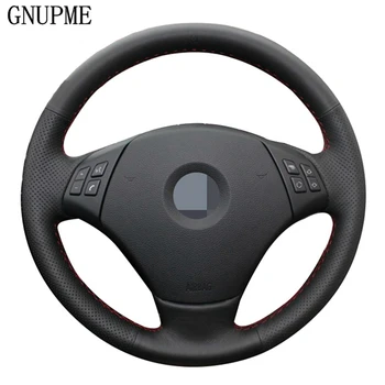 

Hand-stitched Black Artificial Leather DIY Car Steering Wheel Cover for BMW E90 320 318i 320i 325i 330i 320d X1 328xi 2007