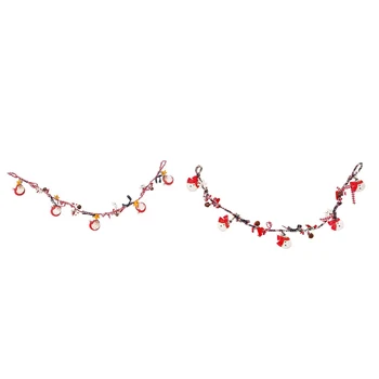 

Christmas Tree Painted Resin Decoration Long String Christmas Decoration Doorplate Pendant