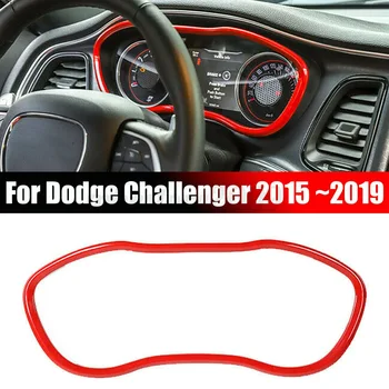 

for Dodge Challenger 2015-2019 Interior Dashboard Instrument Meter Frame Cover Trim