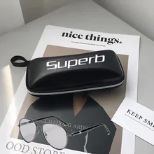 

For skoda superb 1 2 3 2021 Sunglasses Reading Glasses Hard Zipper Box Pouch Case customizable patterns car accessories