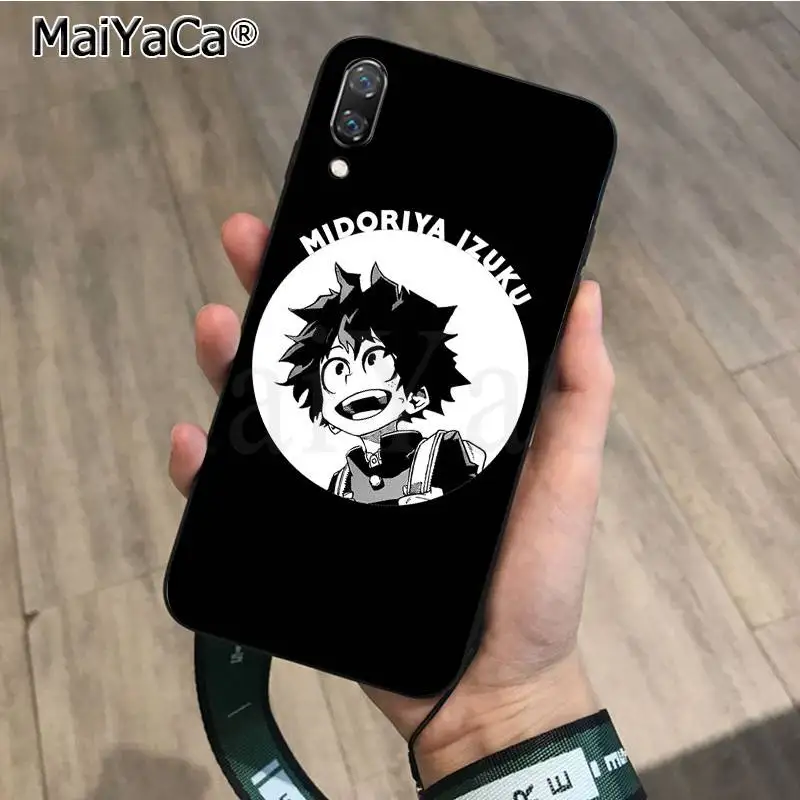 MaiYaCa моя геройская Академия Midoriya Izuku чехол для телефона Huawei P9 10 lite P20 pro P30 Psmart mate 20