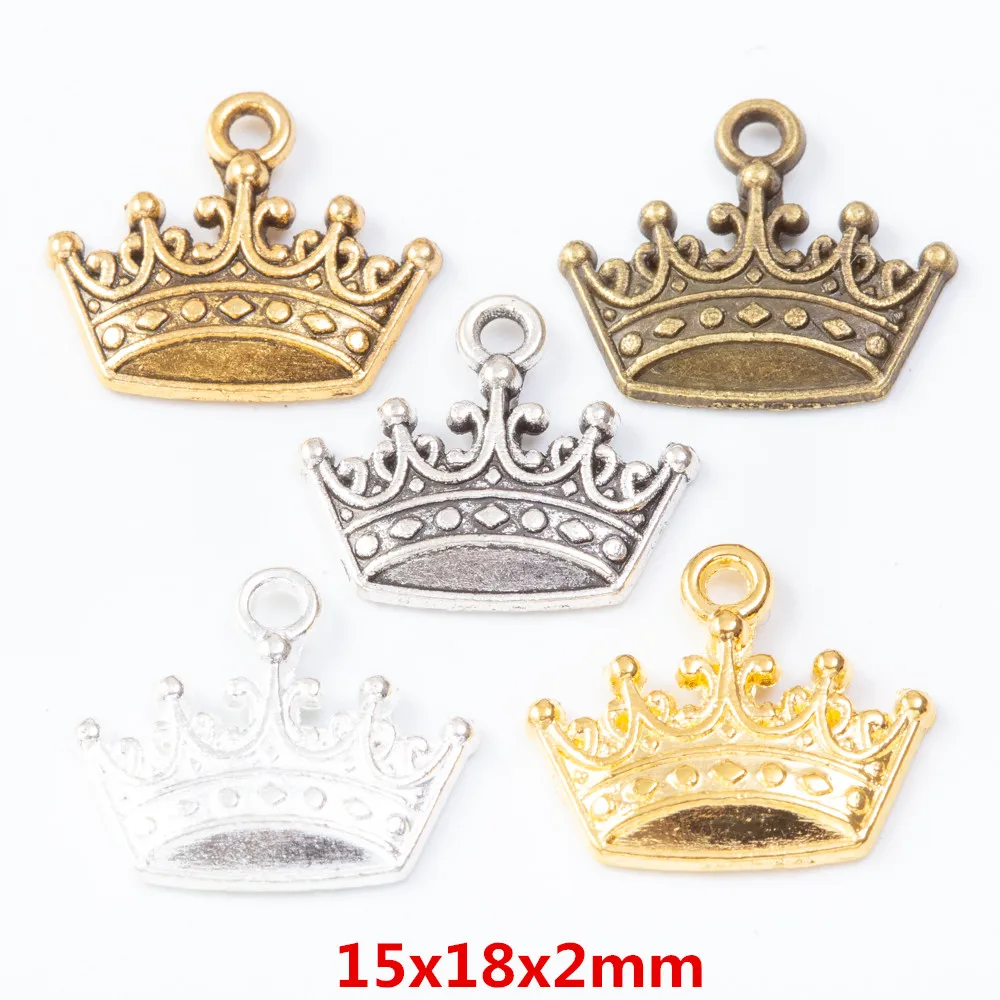 

70 pieces of retro metal zinc alloy Grown pendant for DIY handmade jewelry necklace making 7646