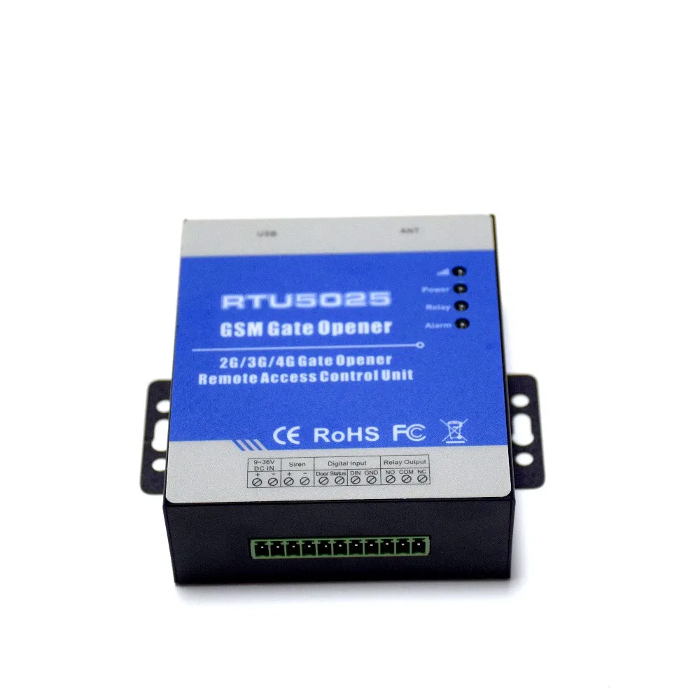 GSM Gate Opener RTU5025 4G Garage Door Open Remote Controller Quad Band Sensor
