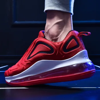 

Running Shoe for Men Adult Athletic Trainer Max Size 39-47 Cushioning Outdoor Breath Unisex Fitness Sneaker Sport Shoes Men Red
