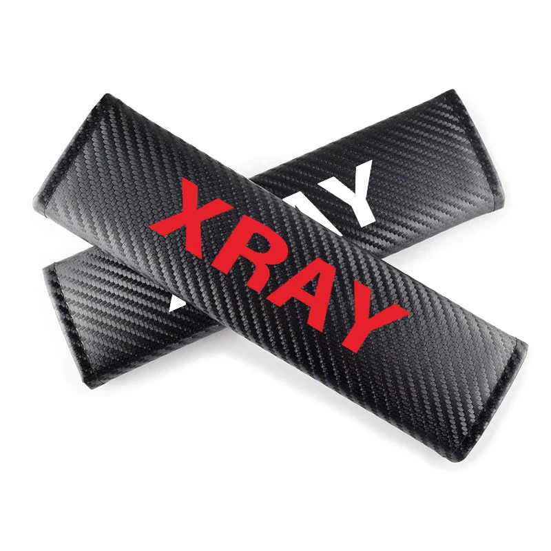 2 шт. Накладка для ремня безопасности автомобиля с логотипом для Lada X-Ray сиденье плечевой ремень подушка крышка для автомобильного ремня протектор крышку ремня безопасности