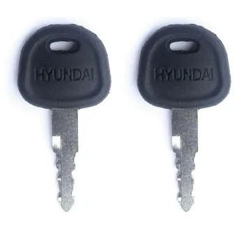 

2pcs key For Hyundai Heavy Equipment Ignition Key 21N4-10400K