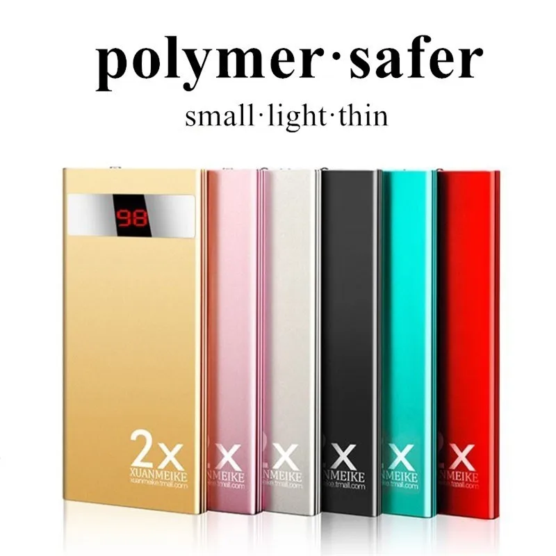 

Power Bank 10000 MAh Waterproof Portable for All Smart Phone Battery Powerbank Fast Charging External Battery Dual USB