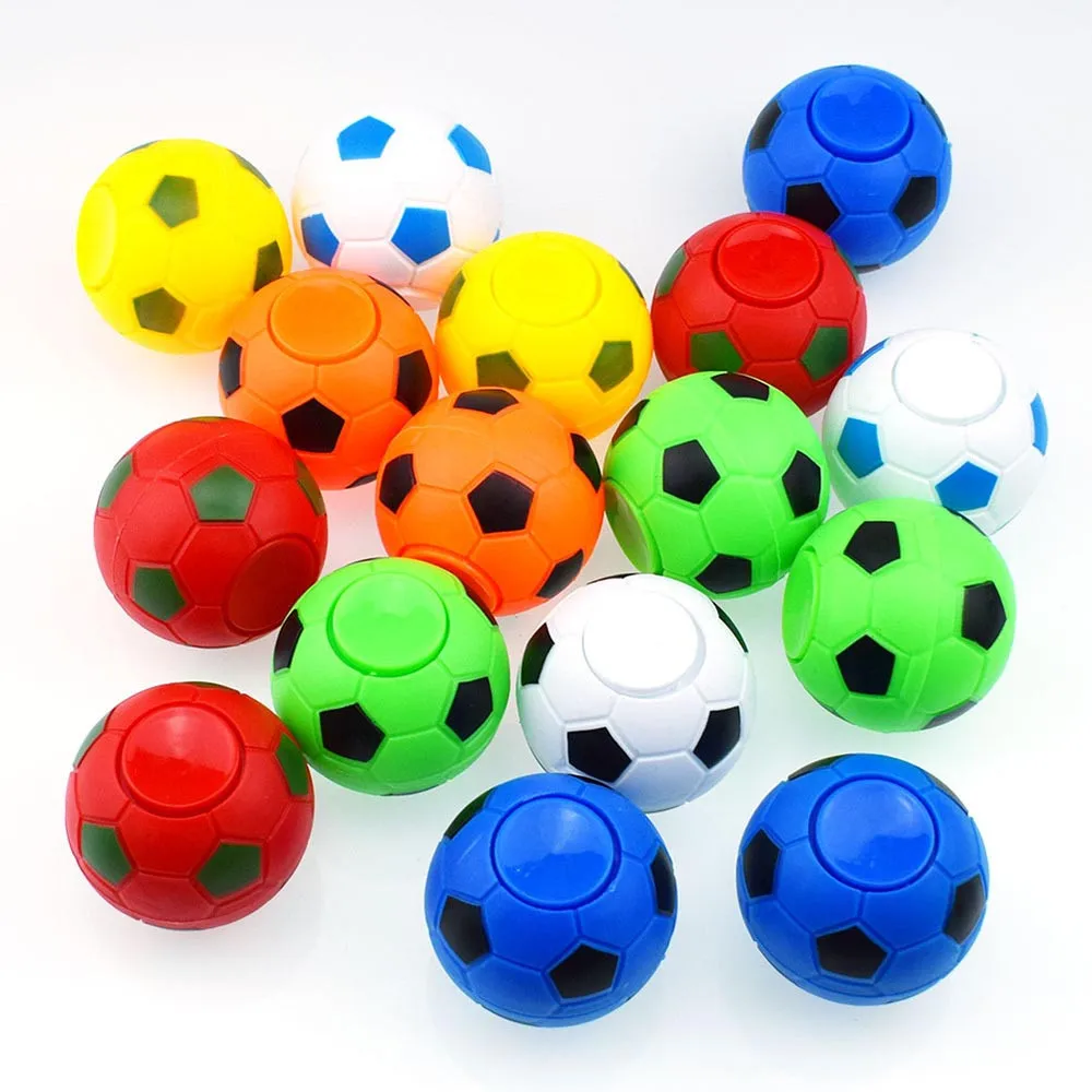 cute Infant Baby Finger Football Game Hand Spinner Focus ADHD EDC Anti Stress Toy Gyro Toy Toys For Children Fidget Roller