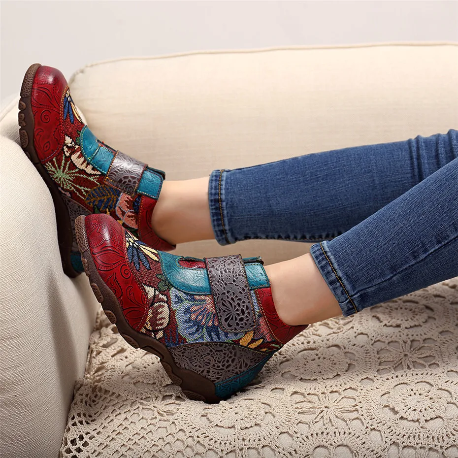 Genuine Leather Winter Ankle Boots For Women Shoes Handmade Large Size Woman Sneakers Retro Increased Women Boots Tenis Feminino (20)