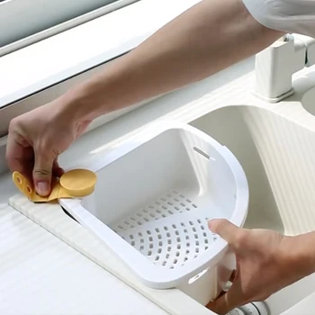 

Drying Rack Kitchen Sink Multifunctional Kitchen Storage Rack Multi Purpose Washing Bowl Sponge Dish Drain Rack Soap Storage