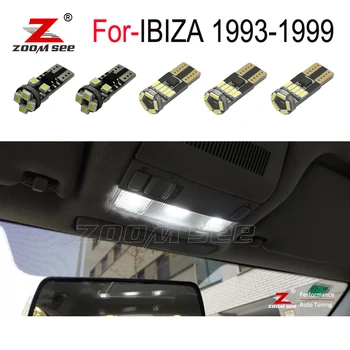 

5pcs LED lamp Interior dome map Lights bulb kit for Seat for IBIZA 2 Mk II ( 6K1 ) 1993-1999
