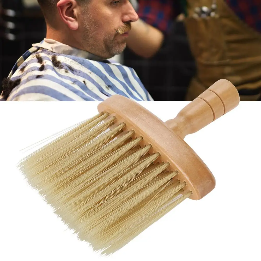 Мягкая щеточка для шеи уход за кожей лица Duster аппарат парикмахеров салонная