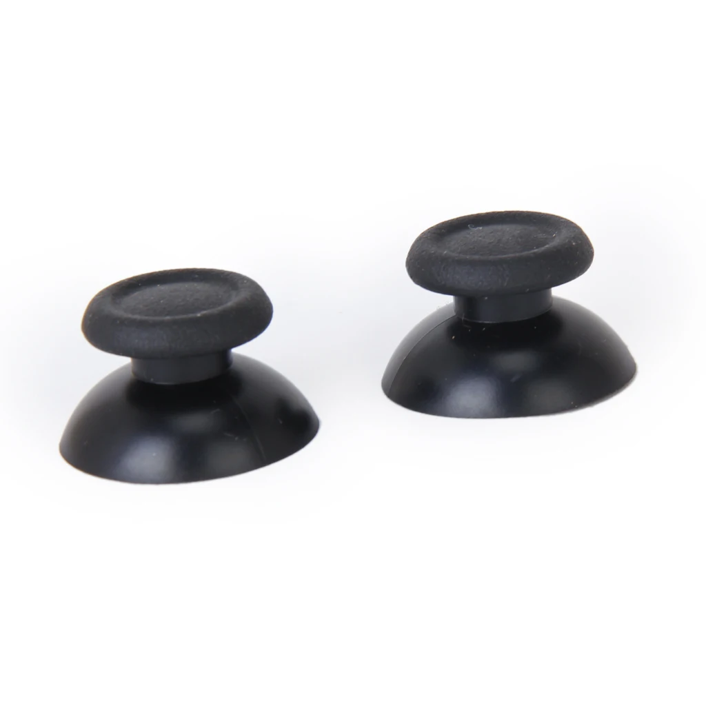 1Pair New Replacement Thumbstick  Joysticks Cap Thumb Stick For Sony PlayStation 4 PS4 Controller,Black