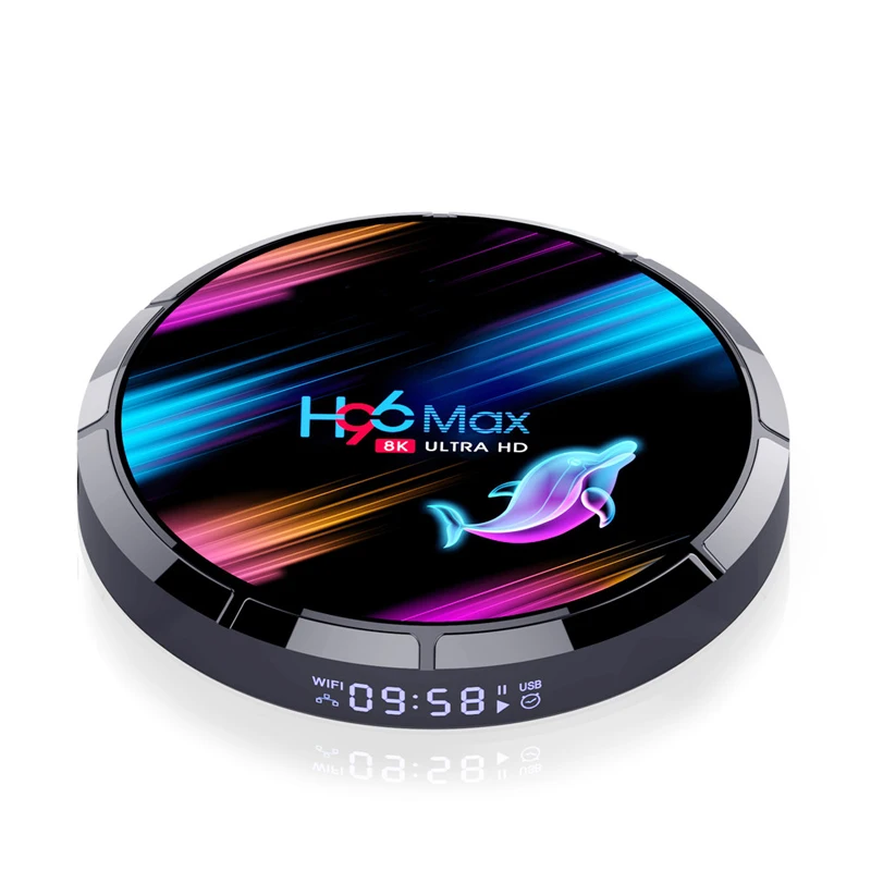 Приставка Смарт ТВ H96 MAX X3 Android 9 0 1000 Мбит/с 4 + 128 ГБ|ТВ-приставки и медиаплееры| |