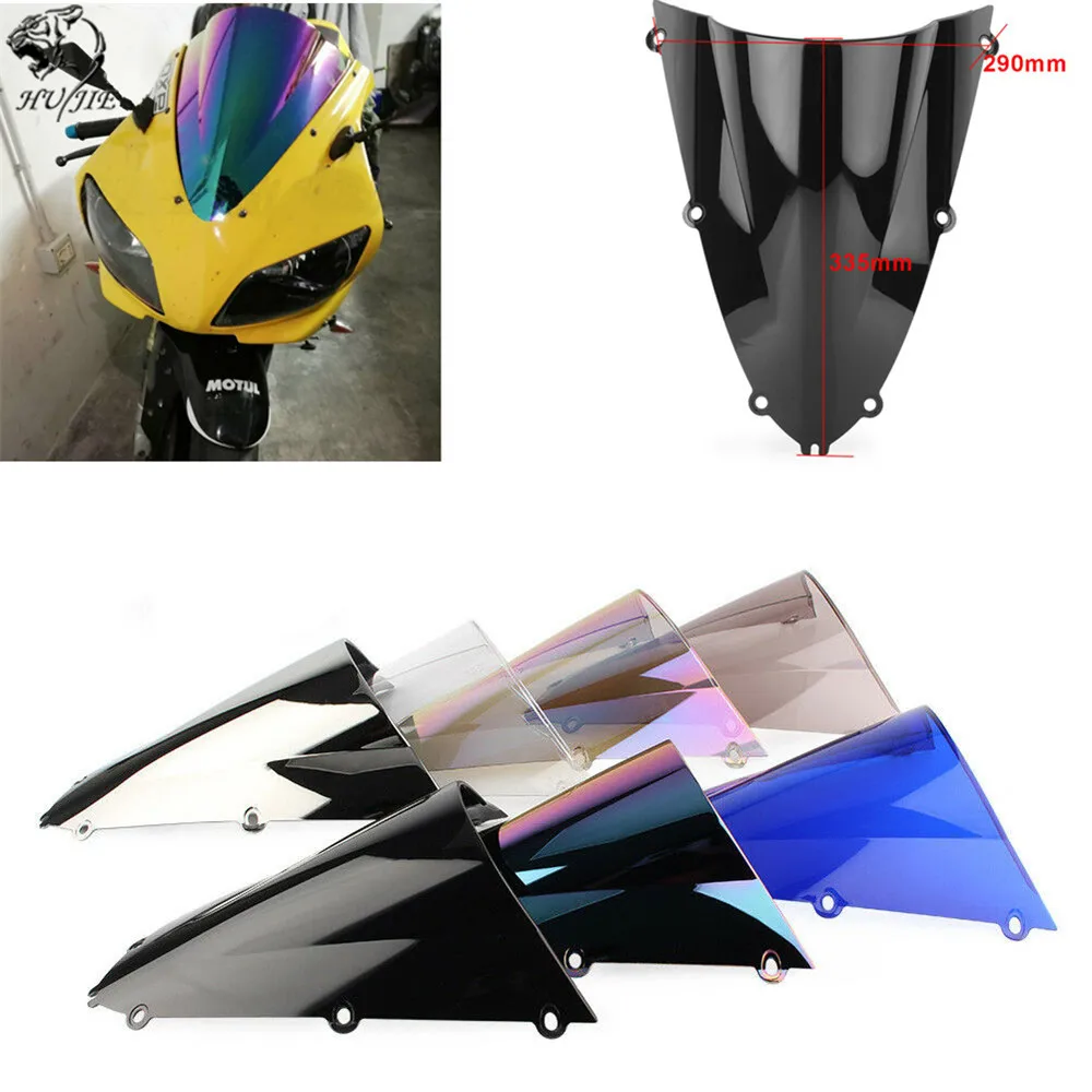 

ABS Windscreen For Yamaha YZF-R1 YZF R1 1998 1999 98-99 Double Bubble Motorcycle Windshield Iridium Wind Deflectors