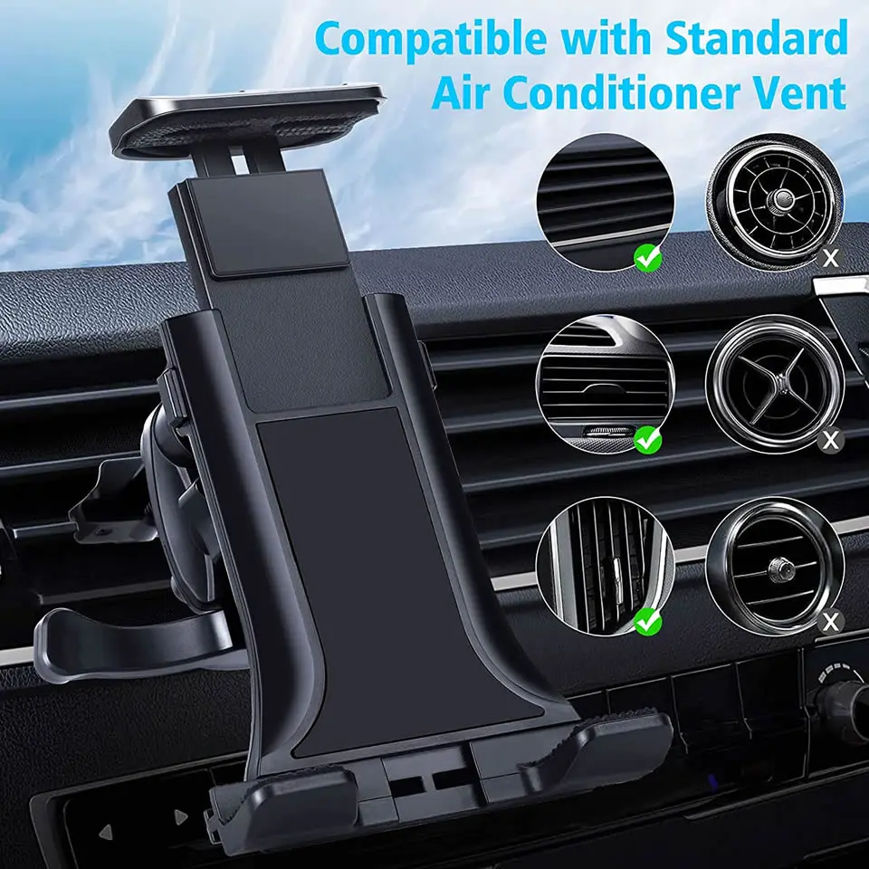 Universal 4-12 inch Tablet Holder Car CD Slot Air Vent Tablet Bracket Mobile Phone Mount Stand for iPad Pro iPhone Xiaomi Huawei tablet holder tablet stand mobile phone holder