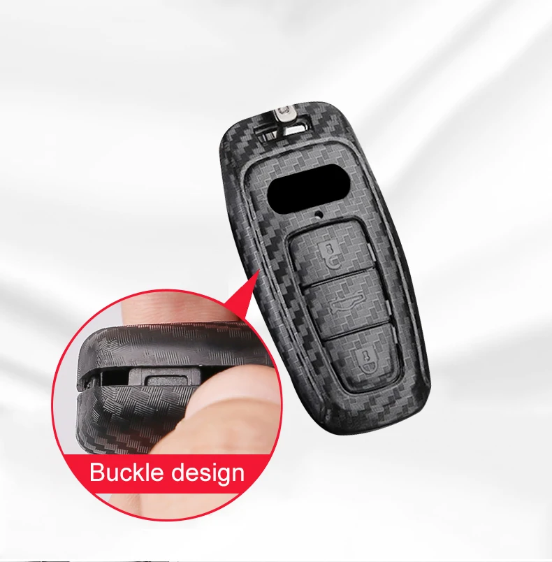 Cover chiave telecomando per Audi A6 A6L A7 A8 Q8 e-tron C8 D5 2018 2019 2020 - Hf91e599397944f379caf8f5b9b5cf3b37