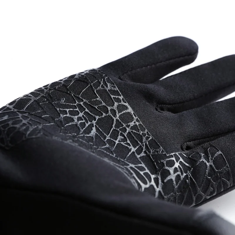 Ветрозащитные флисовые мужские женские лыжные перчатки противоскользящие термальные с сенсорным экраном полный палец Спорт на открытом воздухе Велоспорт сноуборд перчатки