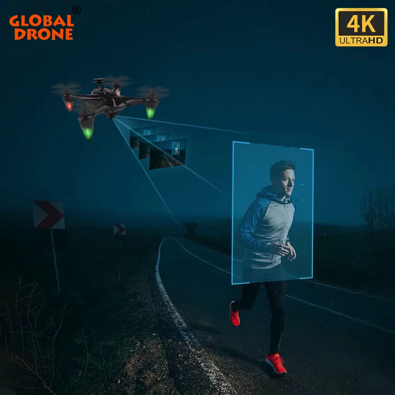 GPS 4K Дрон профессиональные Дроны с камерой HD следуй за мной автоматический
