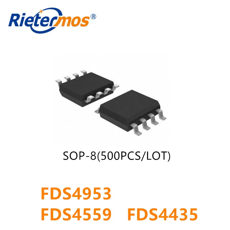 500 шт. FDS4953 FDS4559 FDS4435 FDS4435BZ 4953 4559 4435 SOP8 высокое качество | Электроника