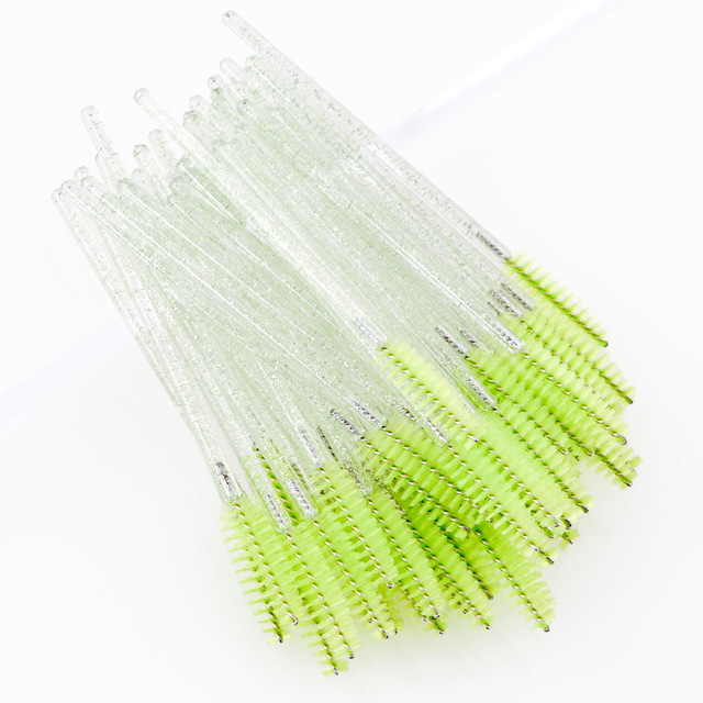 Nylon Eyelash Brush Grafting Eyelash Tool Short Mini Eyelash Comb Eyebrow Brush Makeup Tool Wholesale