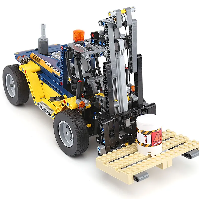 Совместимость с Technic 42079 Автопогрузчик модель грузовика строительные блоки