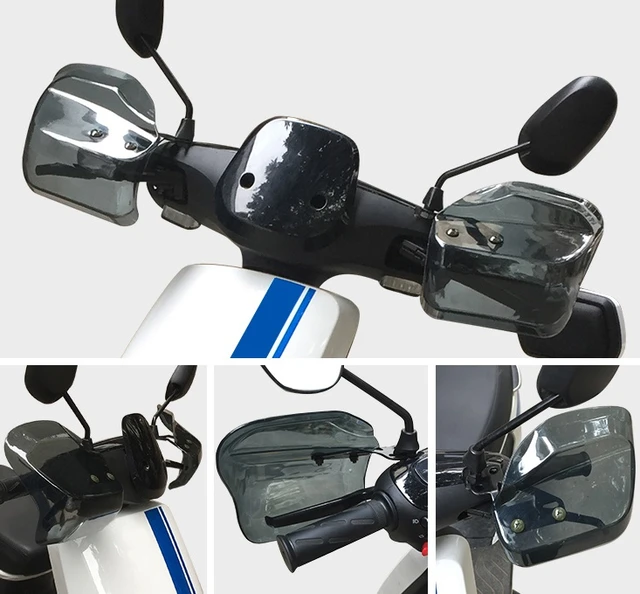 Protection Des Mains Pour Moto, Scooter, Ebike, Bouclier Coupe-vent,  Modification, Équipement De Protection, Réflexion Nocturne - Harnais -  AliExpress