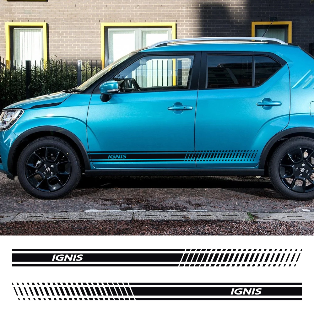 

Car Long Side Stripes Stickers Vinyl Film Auto Decoration Decals For Suzuki Ignis DIY Automobiles Styling Car Tuning Accessories