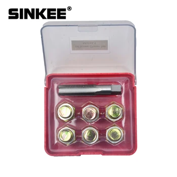 

7 pcs M15 Oil Pan Thread Repair Set Automotive Drain Tool