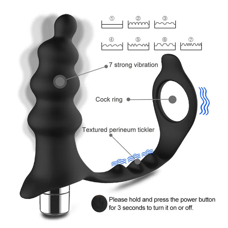 Электрический Мужской анальные шарики Вибраторы стимулятор простаты