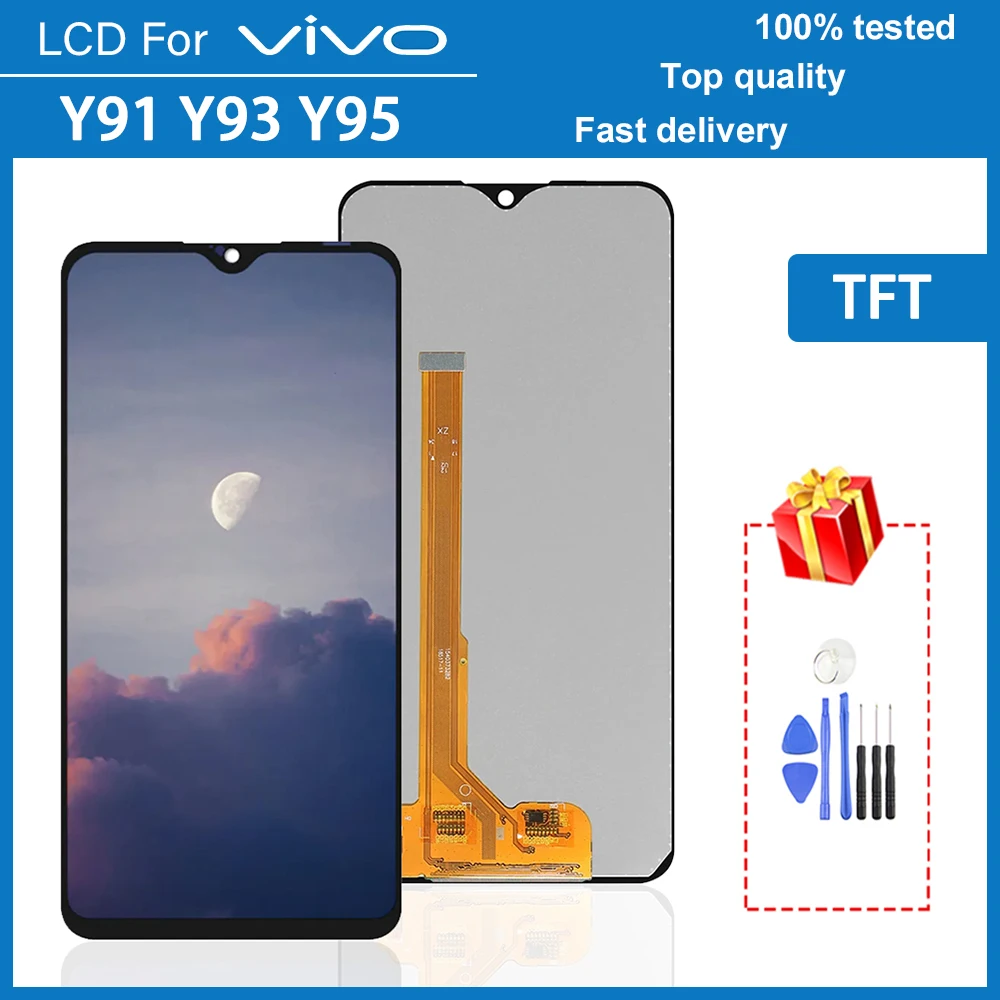 

100% tested 6.2" LCD Display for Vivo Y91 Y91i Y91c Y93 Y93s Y93st Y95 MT6762 LCD display screen touch screen Digitizer Assembly
