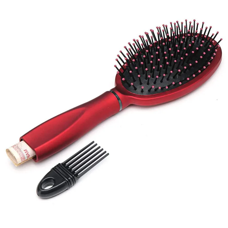 

Weed Storage Box Case Hair Brush for Private Money Weed Tobacco Money Stash Space Function Weed Container Smoking Accessories
