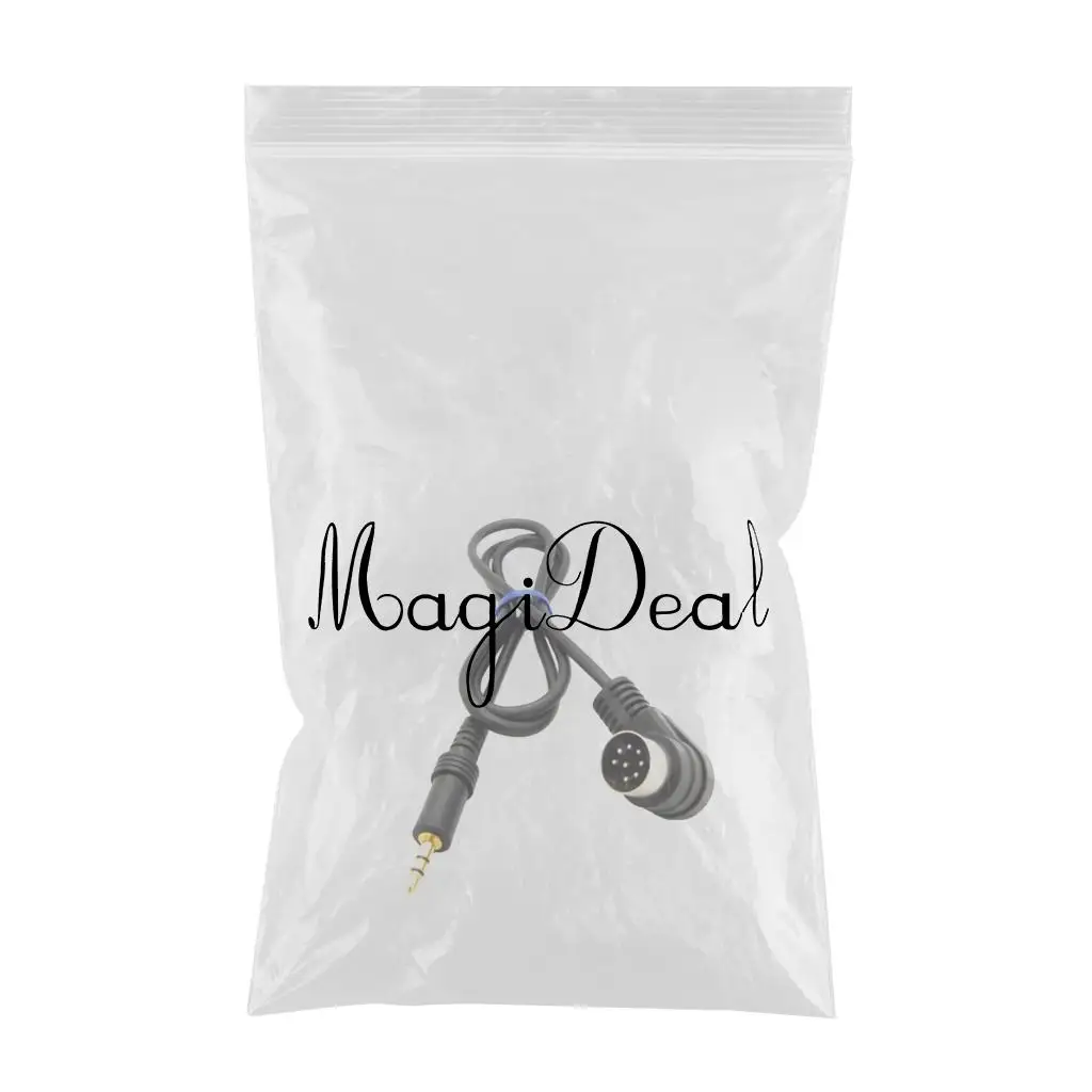 Easily Installed 3.5mm Mini Jack AUX 8Pin M BUS Audio Input Adapter Cable For Alpine