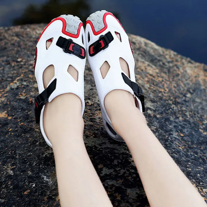 Летняя водонепроницаемая обувь противоскользящие сандалии для прогулки, скалолазание, быстросохнущие непромокаемые туфли унисекс для мужчин и женщин FH99