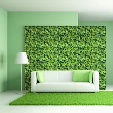 Impermeable Vintage 3D hoja verde efecto papel tapiz rollo moderno rústico realista imitación hoja textura vinilo PVC papel de pared decoración del hogar